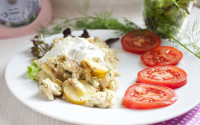 Low Carb Fischpfanne mit Sahnestipp