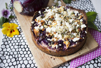Low Carb Rotkohl Tarte
