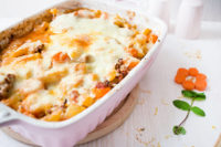 Low Carb Kohlrabi-Möhren-Hackfleisch Auflauf