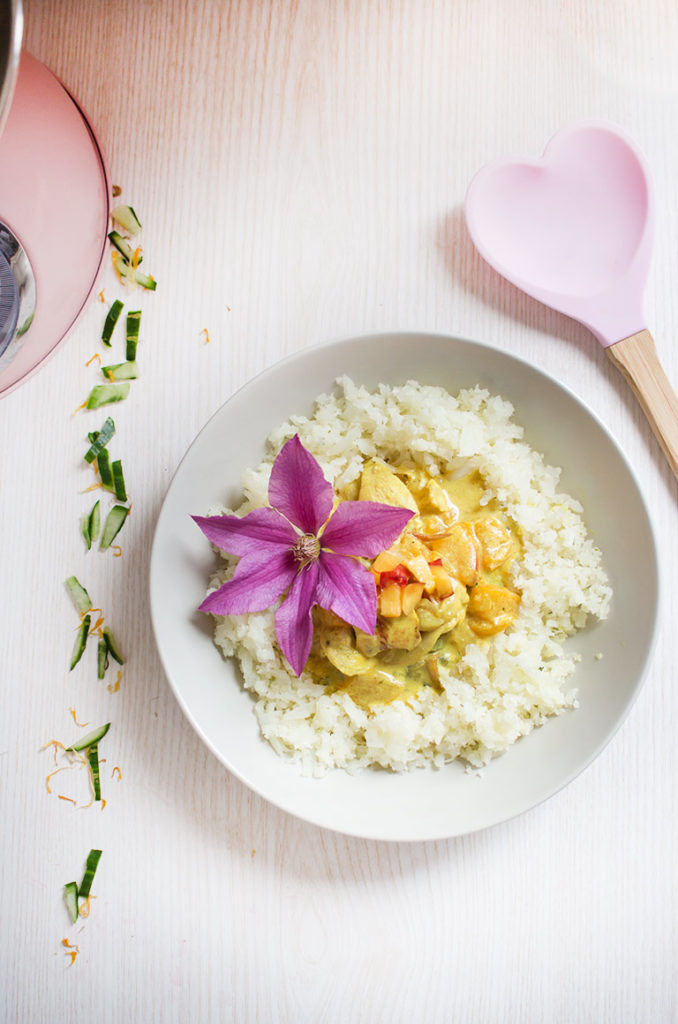 Low Carb fruchtiges Hähnchencurry – Low Carb Köstlichkeiten