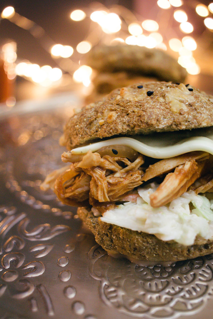 Low Carb Pulled Chicken (aus dem Backofen) Low Carb Köstlichkeiten