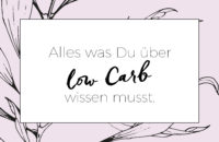 Alles was Du über Low Carb wissen musst