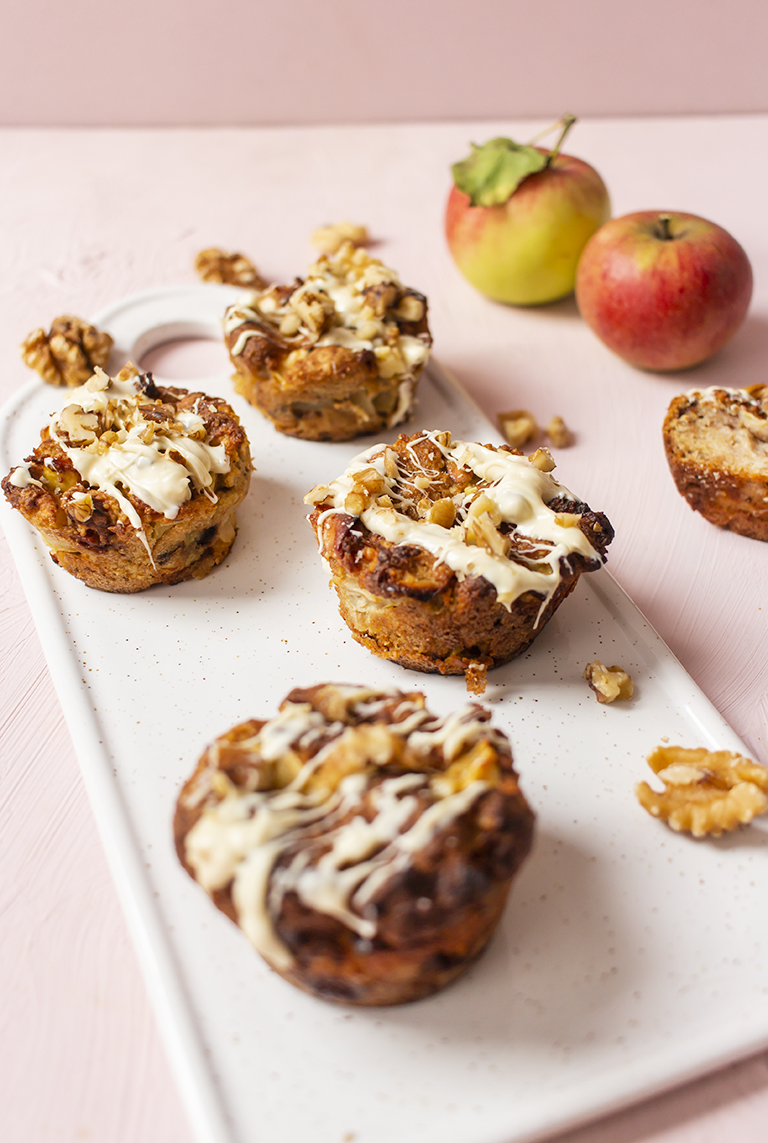 Apfel Walnuss Muffins (low carb, glutenfrei) – Low Carb Köstlichkeiten