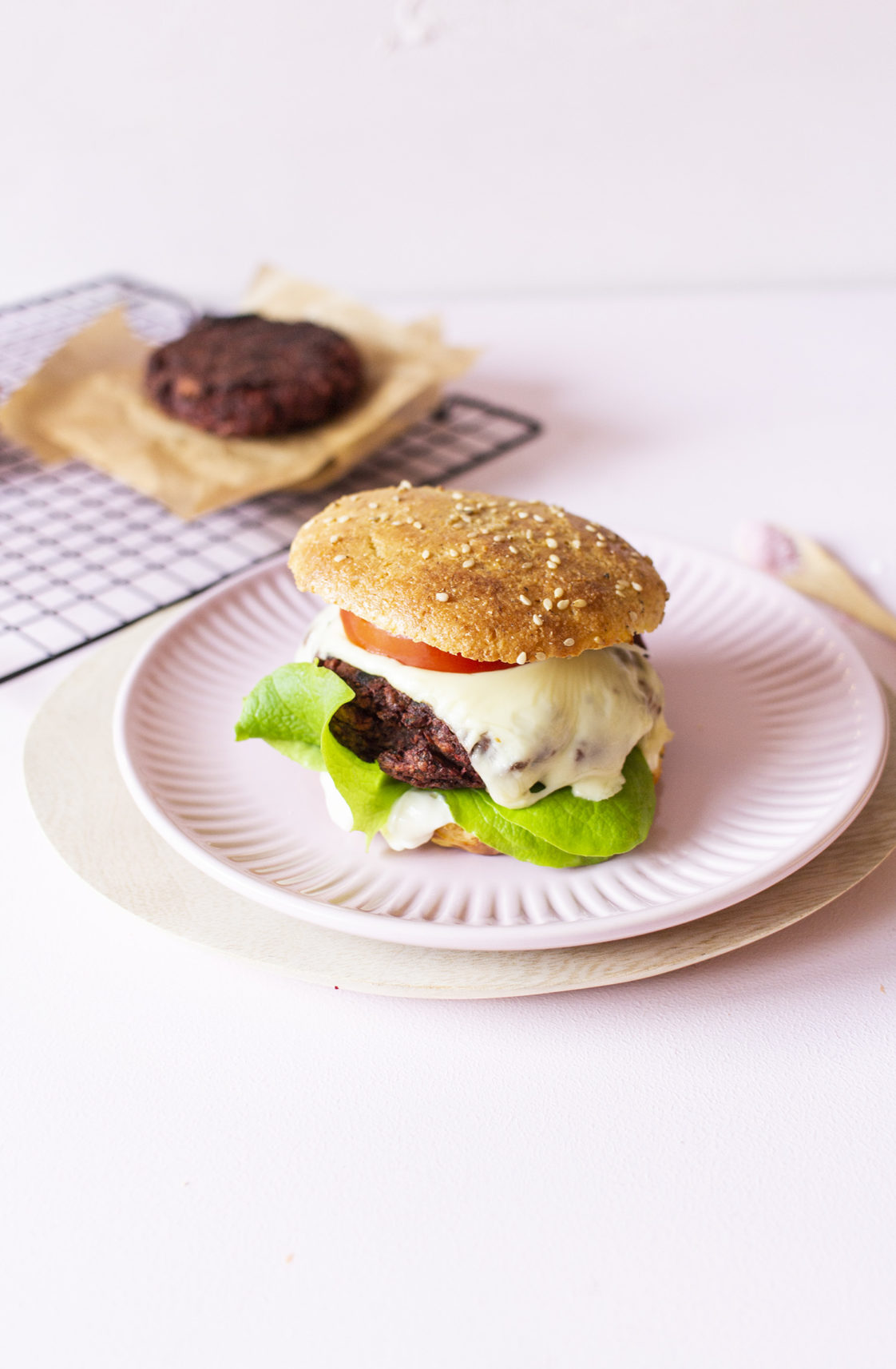 Vegetarische Burger Patties (LowCarb, Erbsen Burger, Pea Burger