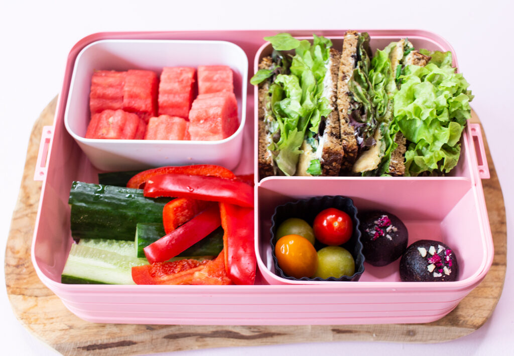 Unter 500kcal Lunchbox (Low-Carb)