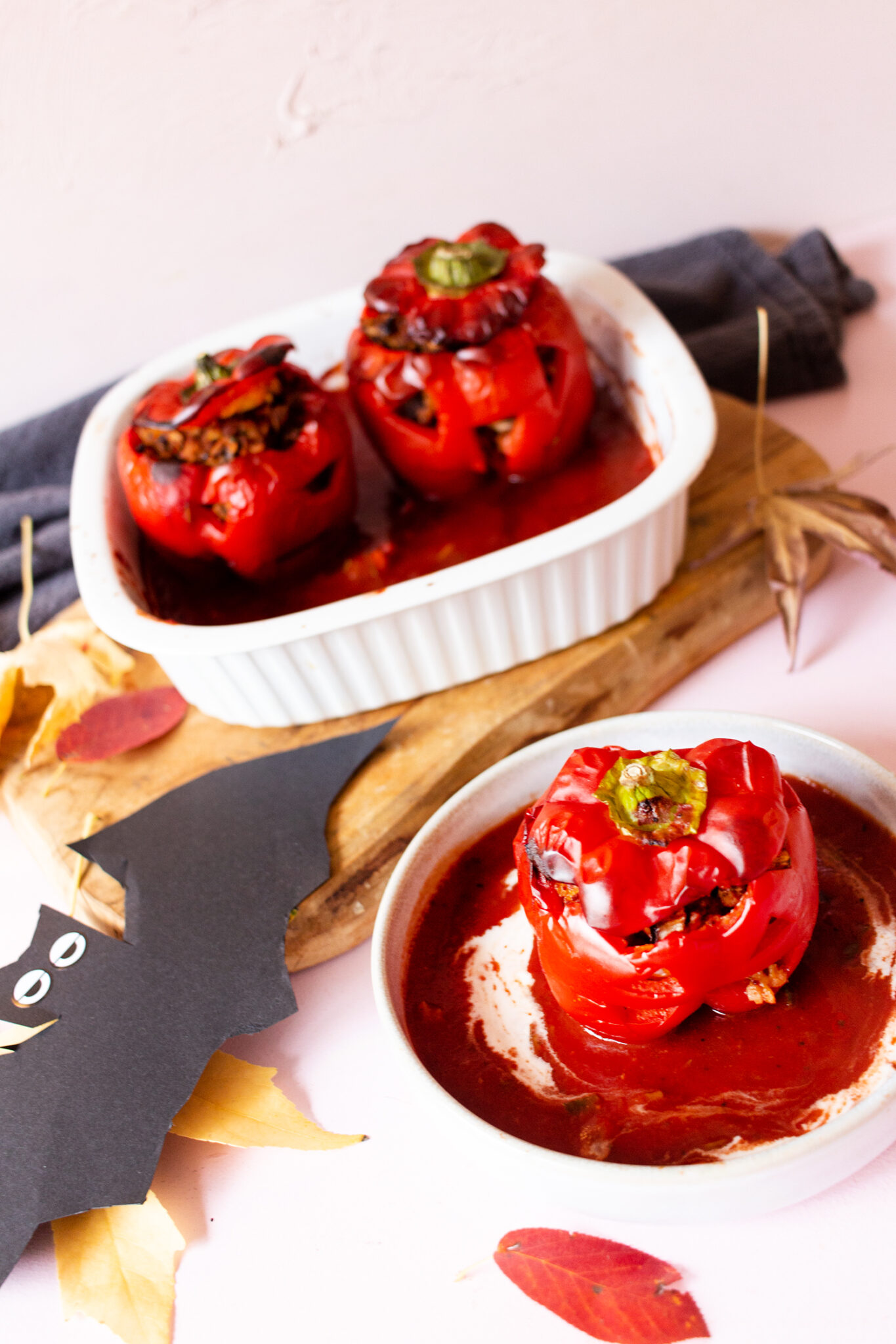 Gruselige Paprika für deine Halloween-Party (Low-Carb) – Low Carb 