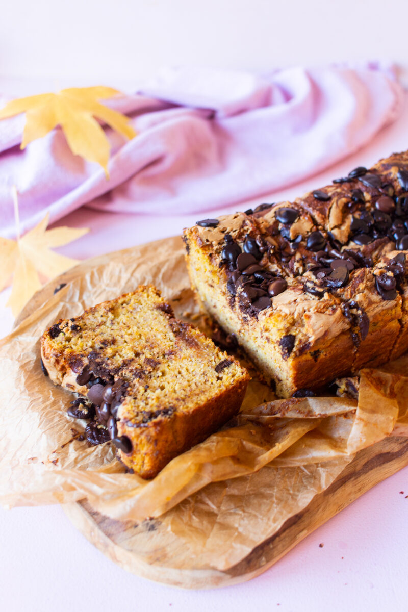 Saftiger Kürbiskuchen mit Chocolate Chips für deine Diät (Rezept ohne ...