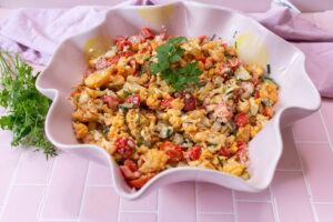 Gerösteter Blumenkohlsalat – die perfekte Grillbeilage