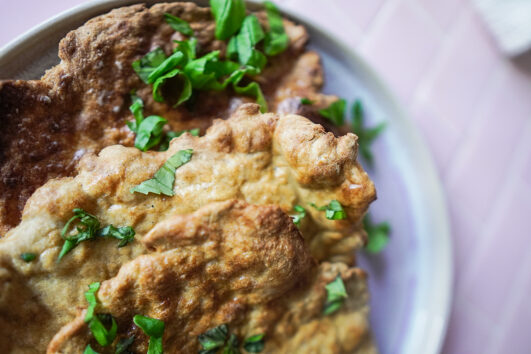 Geröstete Auberginensuppe (Low-Carb, glutenfrei) mit Naan – Low Carb ...