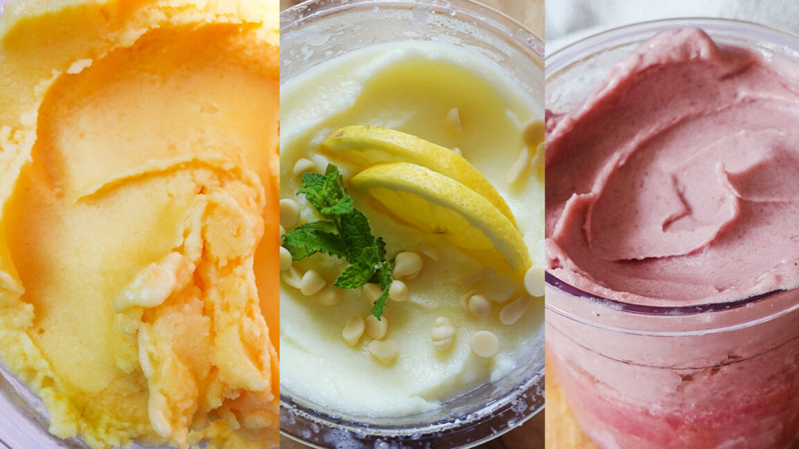 Cremiges Pfirsicheis ohne Eismaschine – Fruchtiger Eisgenuss in wenigen ...