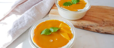 Gesundes Mango Tiramisu – zuckerfrei, eiweißreich & herrlich cremig, low-carb