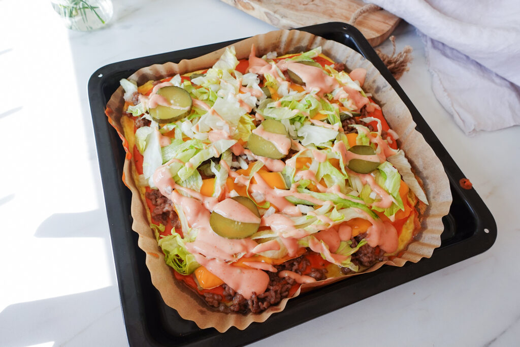 Low-Carb Cheeseburger-Blech – Ein Genuss für die ganze Familie
