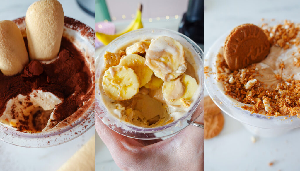 3 cremige Dessert-Träume aus dem Ninja Creami – zuckerfrei & einfach gemacht